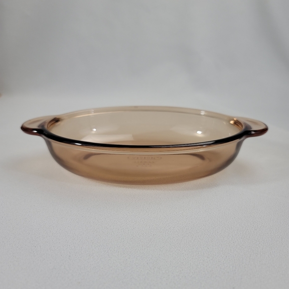 Corningware Visions Oval Amber Glass V- 14-B Dish - Picture 3 of 11